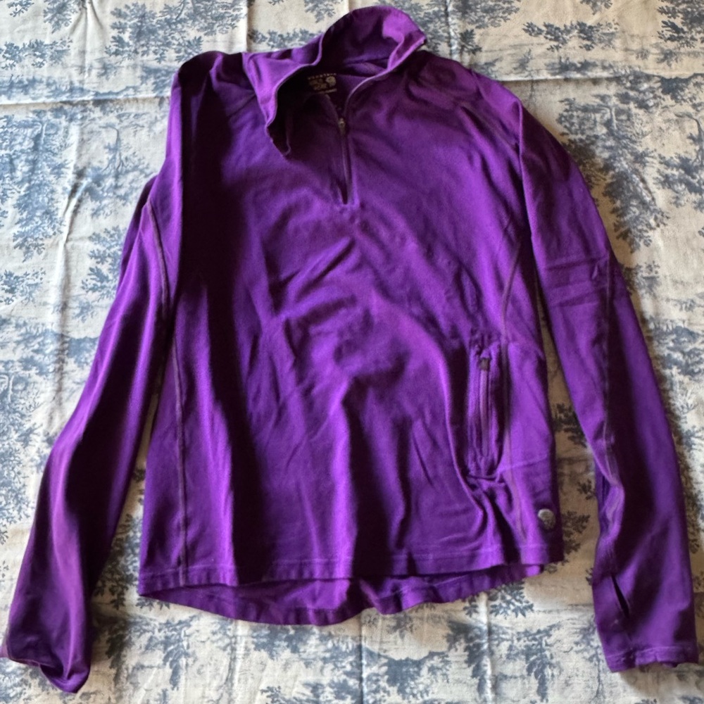 Mountain Hardwear Vibrant Purple Long Sleeve Top